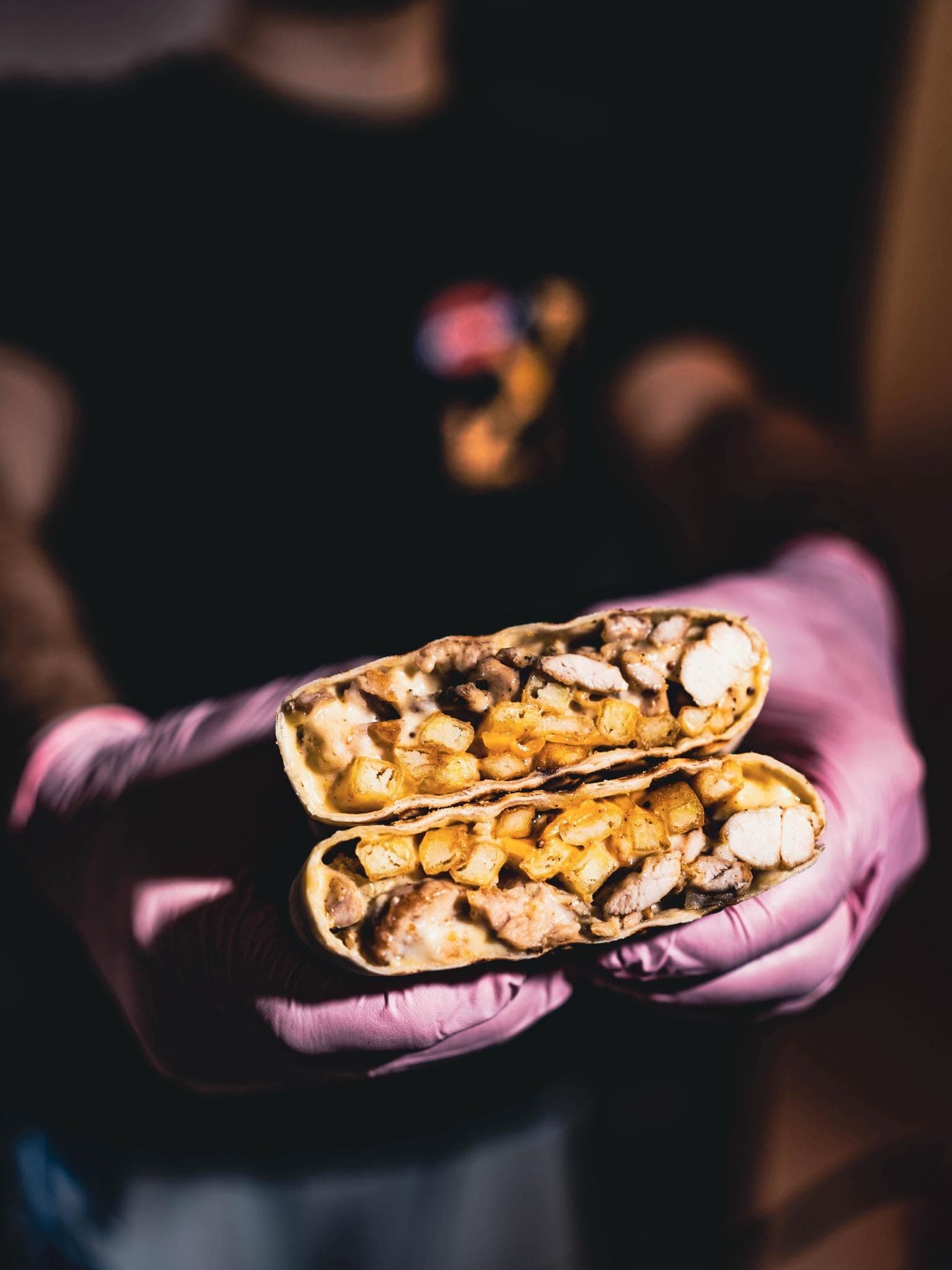 Frissen készült tacos a Mezonban